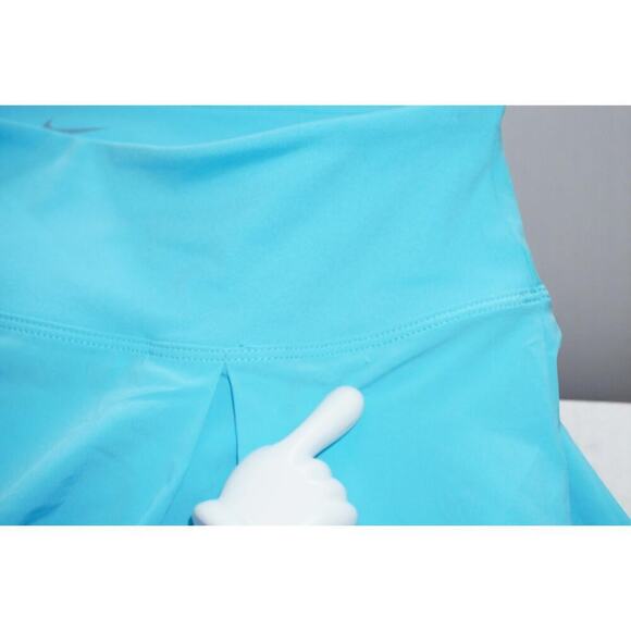 Nike Dri-Fit Blue Pleated Tennis Skort - Size M - Built-In Shorts Activewear - Picture 8 of 8